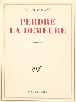 cover image of Perdre la demeure